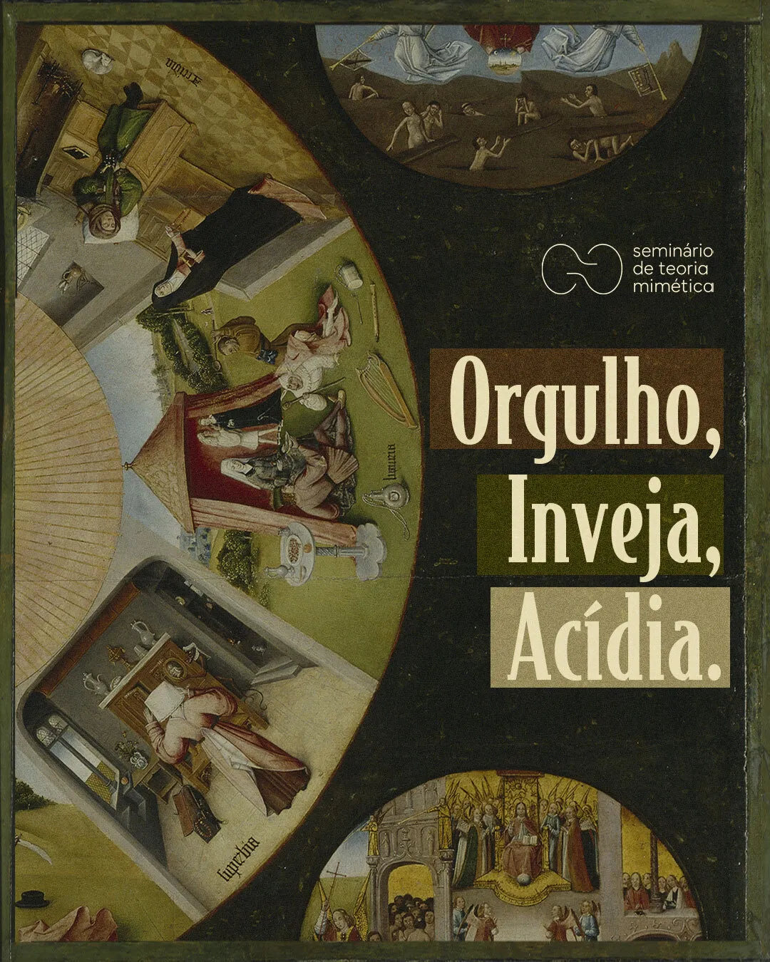 Capa: Orgulho, Inveja, Acídia
